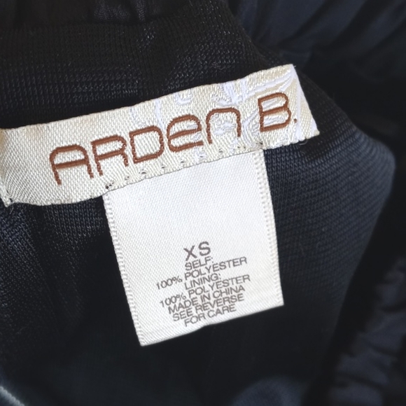 Arden B Black Ruffle Tube Top (Sleeveless) Romper Jumper Shorts / Jumpsuit XS - Picture 4 of 9